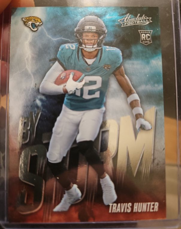 2025 Panini Absolute #17 Travis Hunter By Storm — front
