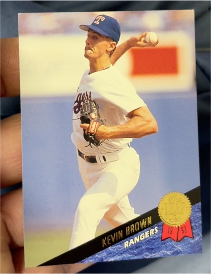 1993 Leaf #202 Kevin Brown — front