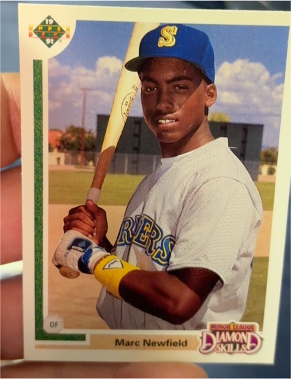 1991 Upper Deck Final Edition #18F Marc Newfield — front