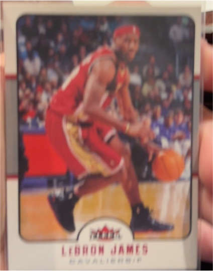 2006-07 Fleer LeBron James Cleveland Cavaliers — front