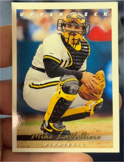 1993 Upper Deck #120 Mike LaValliere — front