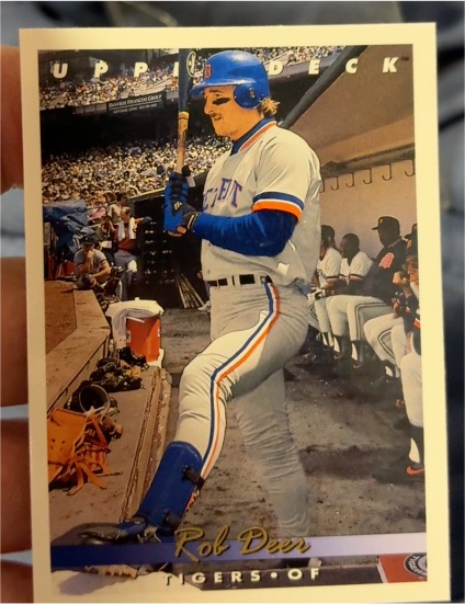 1993 Upper Deck #217 Rob Deer Detroit Tigers — front
