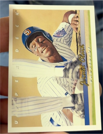 1993 Upper Deck #140 Jerald Clark — front