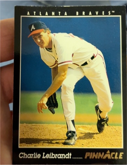 1993 Pinnacle #115 Charlie Leibrandt — front