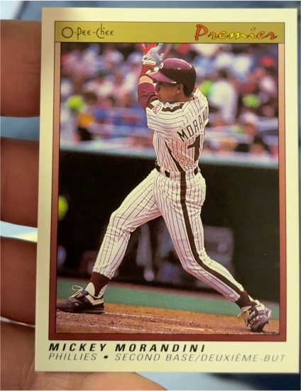 1991 O-Pee-Chee Premier #83 Mickey Morandini — front