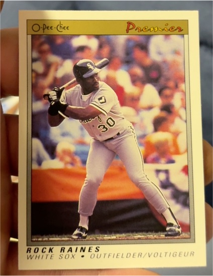 1991 O-Pee-Chee Premier #97 Rock Raines — front