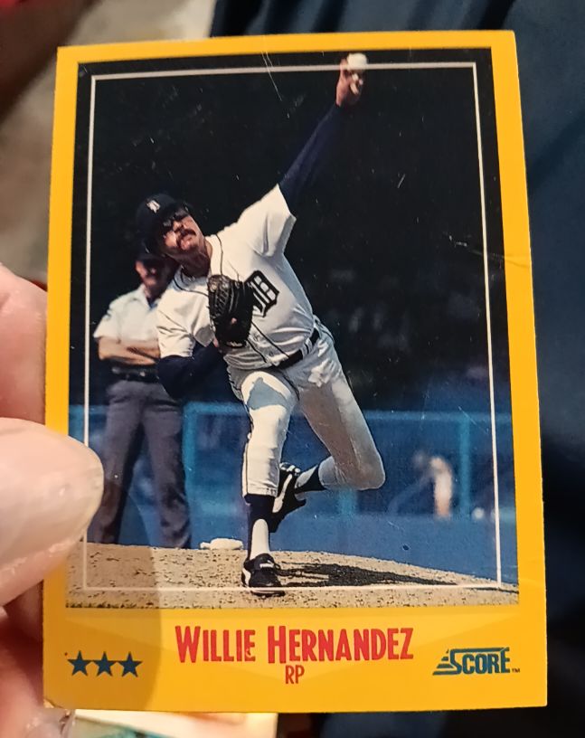 1988 Score #507 Willie Hernandez — front