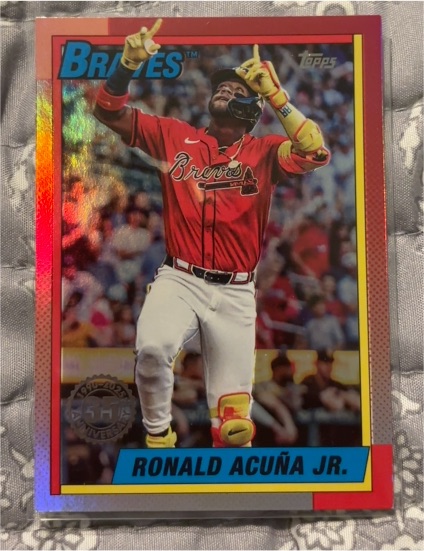 2025 Topps Update #U90-22 Ronald Acuña Jr. — front