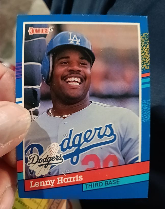 1991 Donruss #224 Lenny Harris — front
