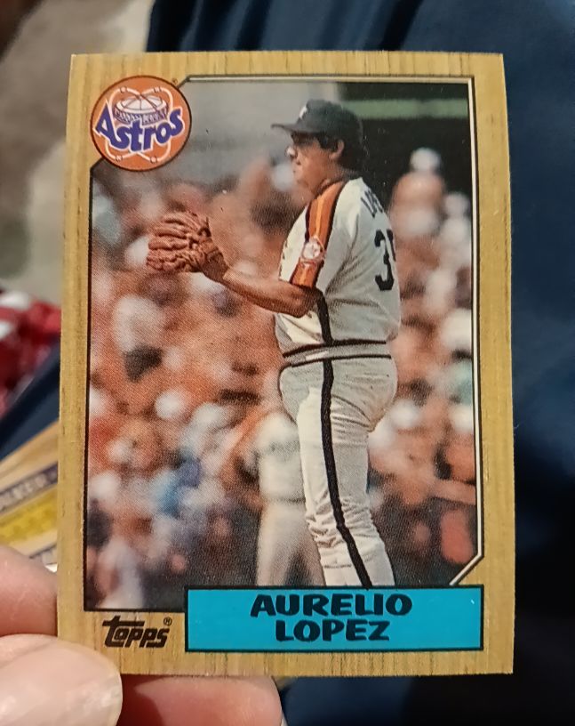 1987 Topps #659 Aurelio Lopez — front