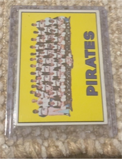 1967 Topps #492 Pittsburgh Pirates — front