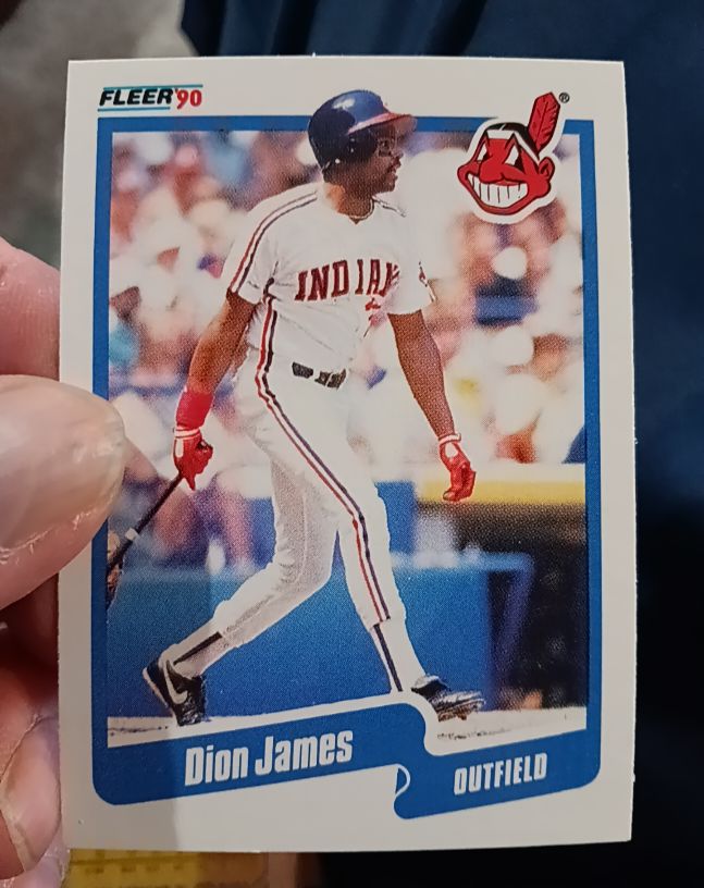 1990 Fleer #494 Dion James — front