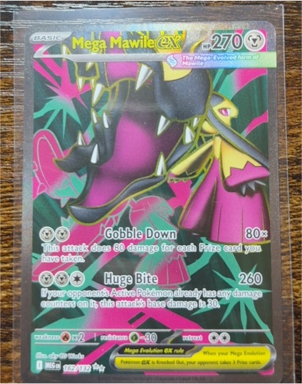 2016 Pokémon Mega Mawile ex #162/132 — front