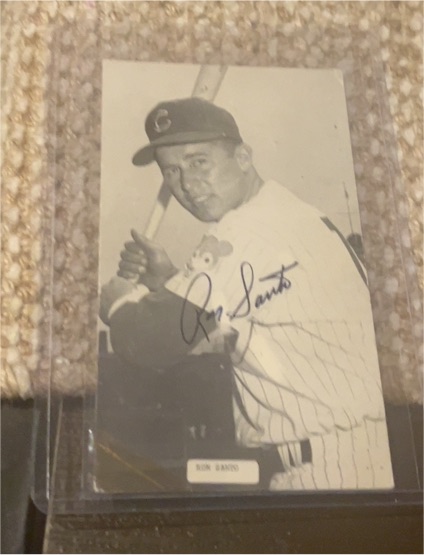 1969 Topps Deckle Edge Ron Santo — front
