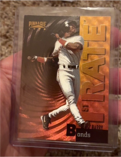 1996 Pinnacle First Rate #9 Barry Bonds — front