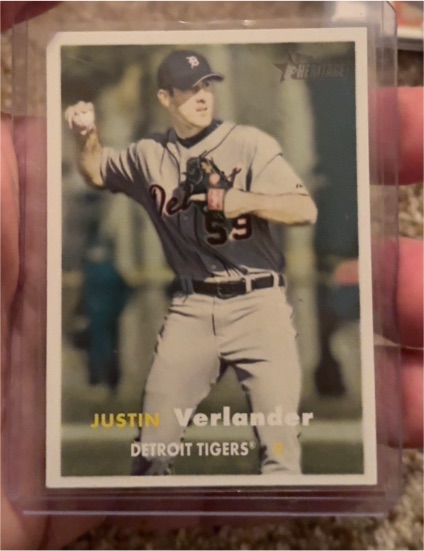 2006 Topps Heritage #461 Justin Verlander — front