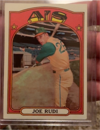 1972 Topps #209 Joe Rudi — front