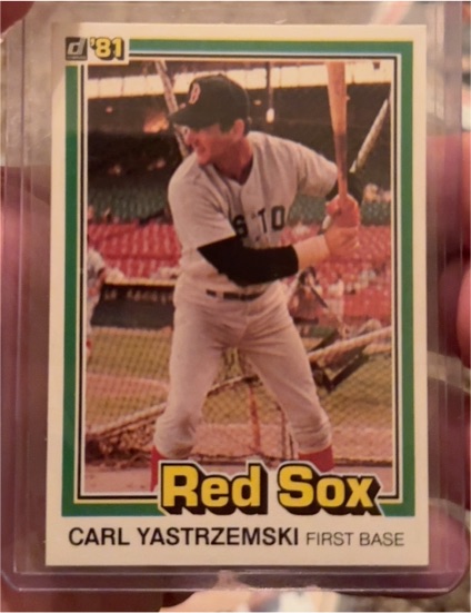 1981 Donruss #214 Carl Yastrzemski — front