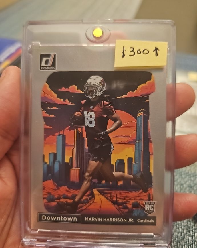 2024 Panini Donruss Downtown #12 Marvin Harrison Jr. — front