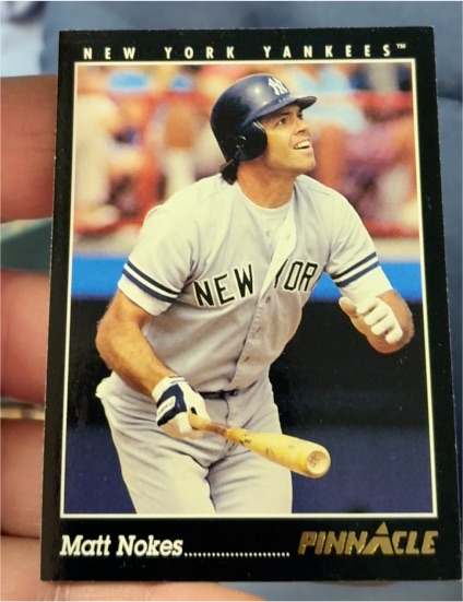 1993 Pinnacle #82 Matt Nokes — front