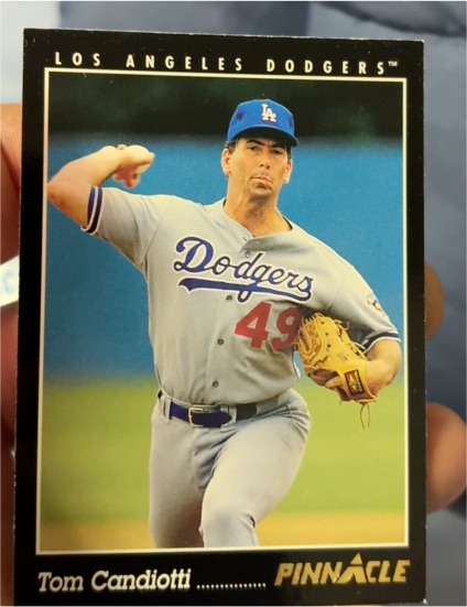 1993 Pinnacle #147 Tom Candiotti — front