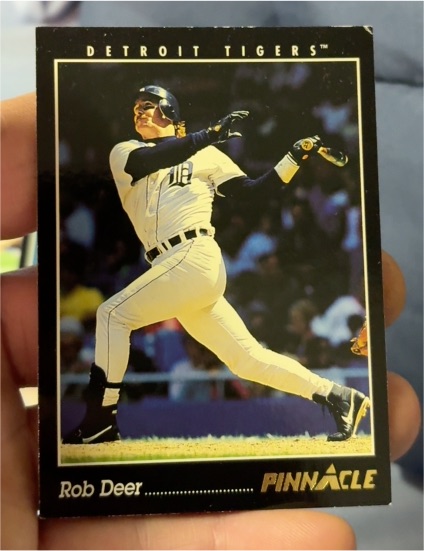 1993 Pinnacle #167 Rob Deer — front