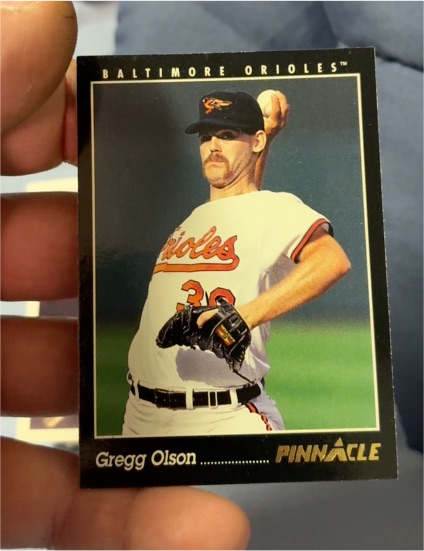 1993 Pinnacle #unknown Gregg Olson — front