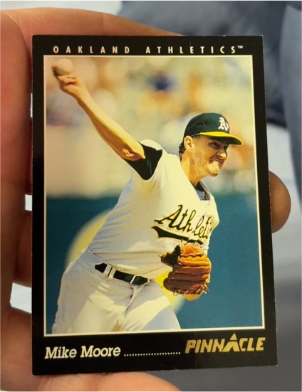 1993 Pinnacle #202 Mike Moore — front
