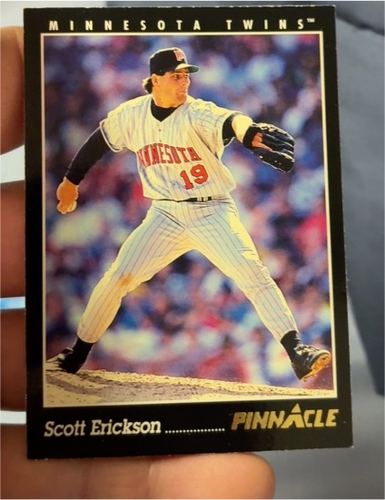 1993 Pinnacle #163 Scott Erickson — front