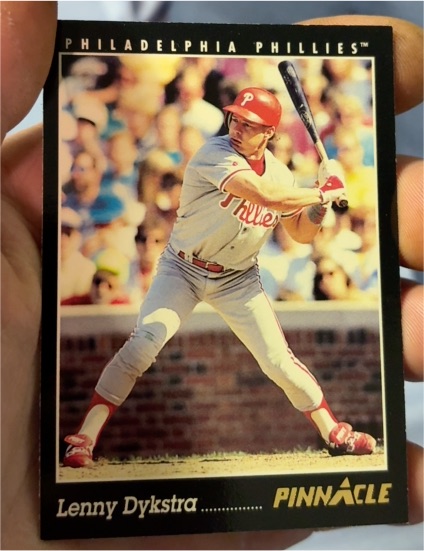1993 Pinnacle #45 Lenny Dykstra — front