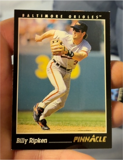 1993 Pinnacle #153 Billy Ripken — front