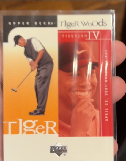 2001 Upper Deck Tiger Jam IV #TJ1 Tiger Woods — front
