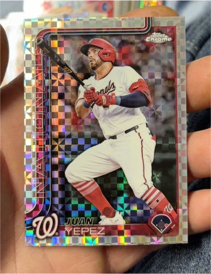 2025 Topps Chrome #16 Juan Yepez — front