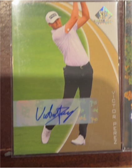 2024 SP Game Used Victor Perez Autograph — front