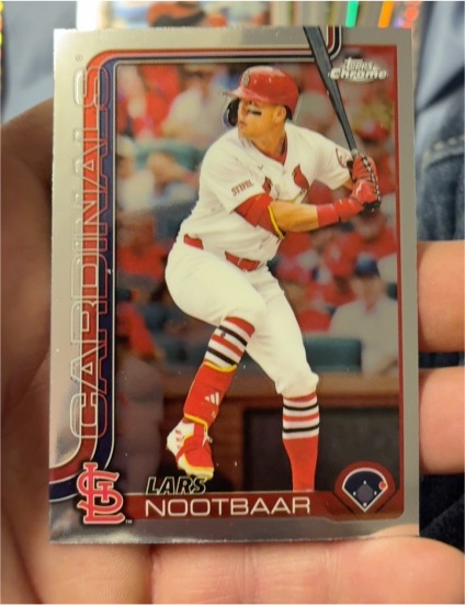 2025 Topps Chrome #108 Lars Nootbaar — front