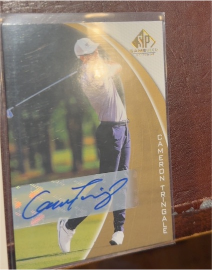 2024 Upper Deck SP Game Used #11 Cameron Tringale Spectrum Autographs — front