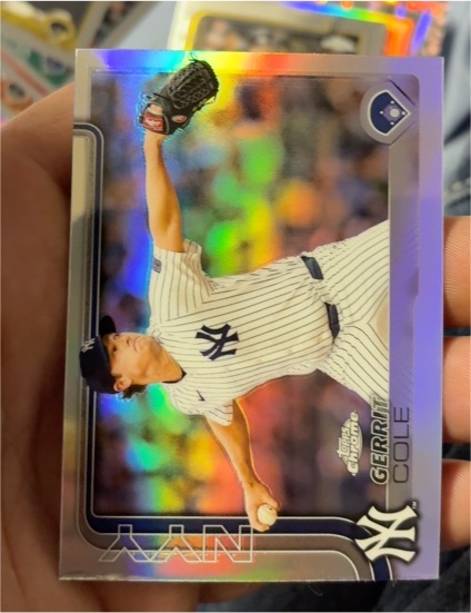 2025 Topps Chrome #110 Gerrit Cole — front