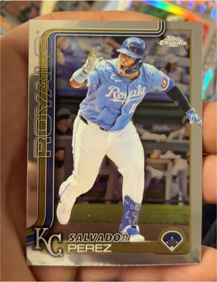 2025 Topps Chrome #508 Salvador Perez — front