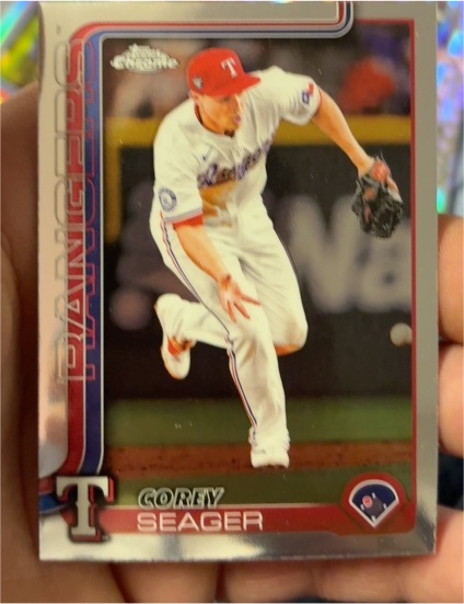 2025 Topps Chrome #24 Corey Seager — front