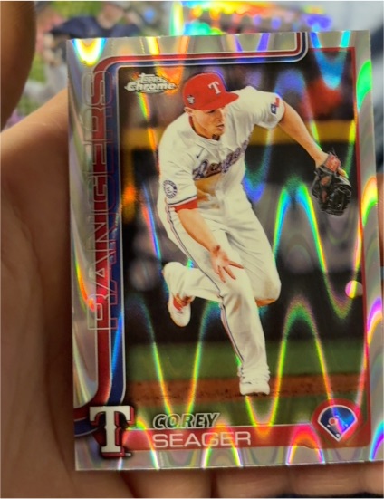 2025 Topps Chrome #24 Corey Seager — front