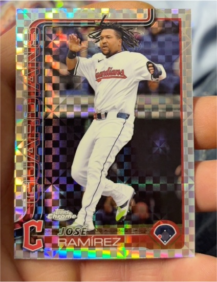 2025 Topps Chrome #12 José Ramírez — front