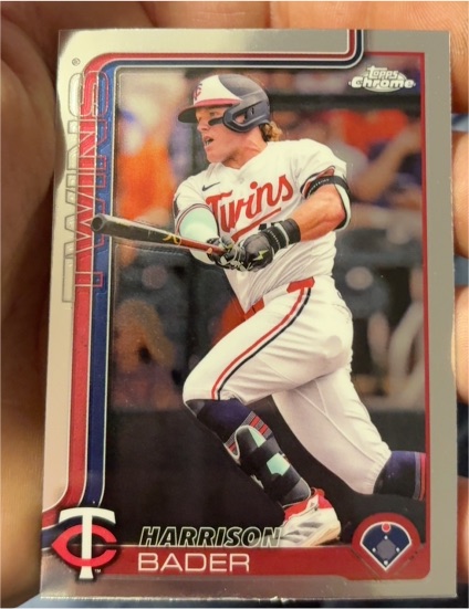 2025 Topps Chrome #62 Harrison Bader — front