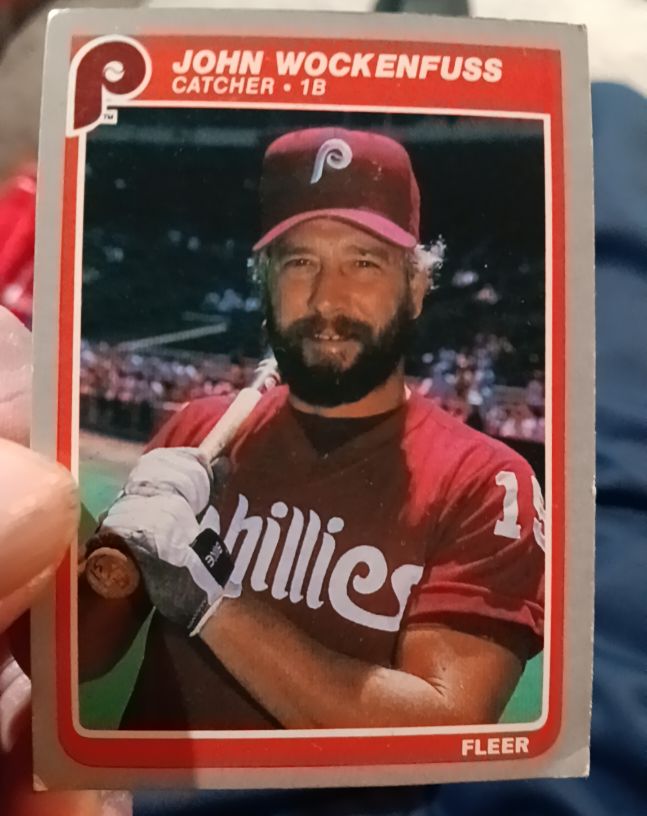 1985 Fleer #269 John Wockenfuss — front