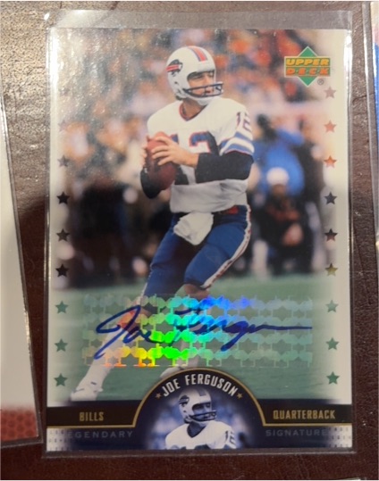 2005 Upper Deck NFL Legends Legendary Signatures #LS-JF Joe Ferguson — front