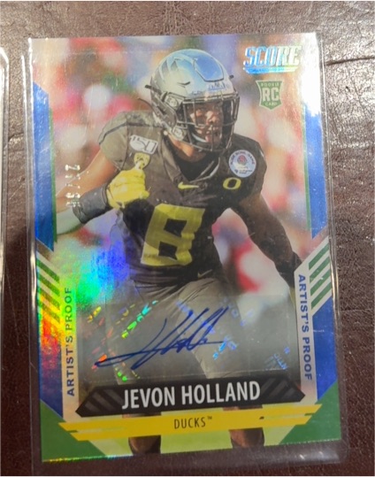 2021 Score #358 Jevon Holland — front