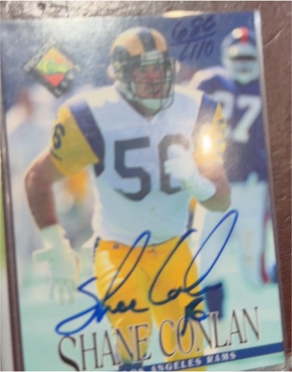 1994 Pro Line Live Autographs #30 Shane Conlan — front