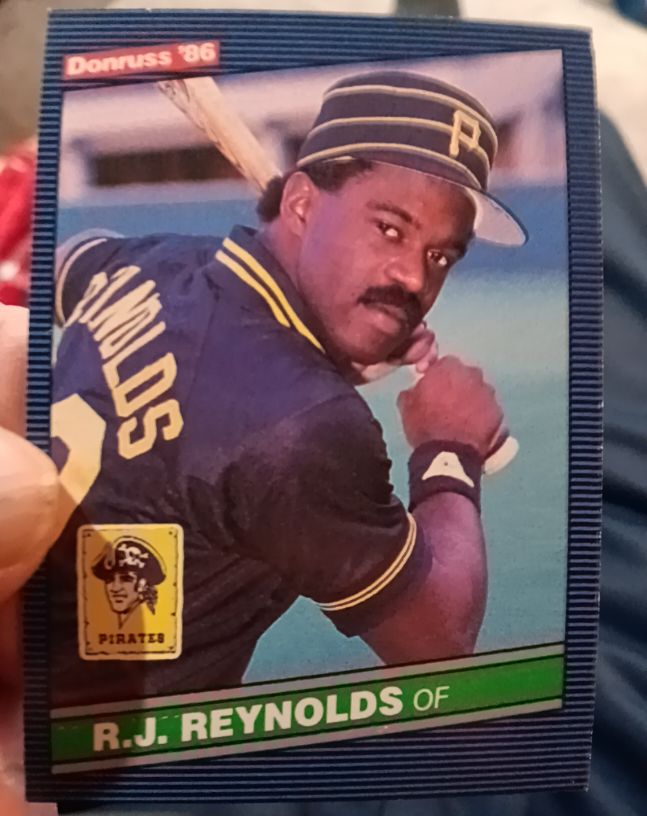 1986 Donruss #552 R.J. Reynolds Pittsburgh Pirates — front