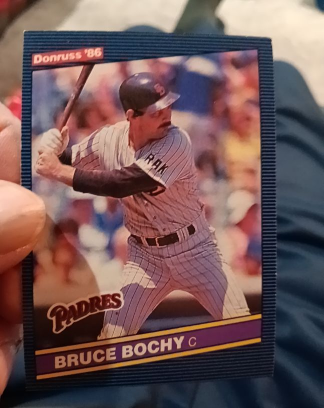 1986 Donruss #551 Bruce Bochy — front