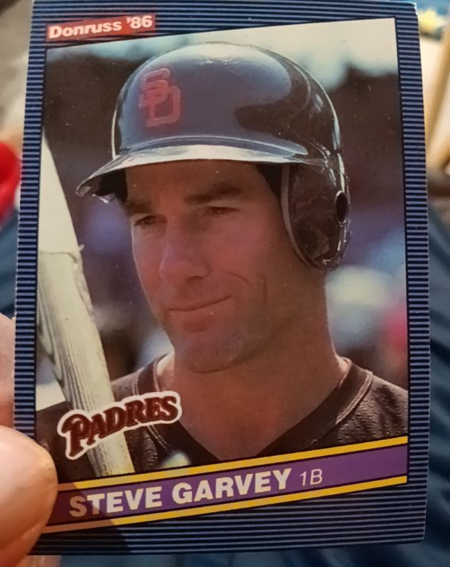 1986 Donruss #63 Steve Garvey — front