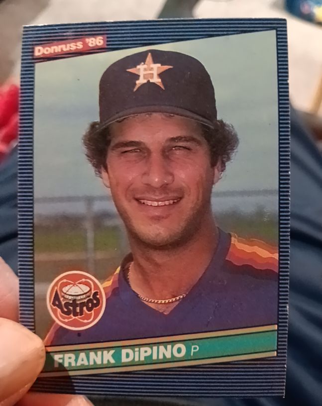 1986 Donruss #304 Frank DiPino Houston Astros — front